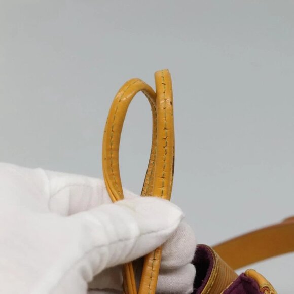 LOUIS VUITTON Epi Petit Noe Shoulder Bag Yellow M44109 LV Auth EC352 - Picture 11 of 15